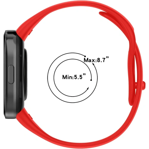 Kup Pasek Bizon Strap Watch Dots do Xiaomi Redmi Watch 3 czerwony - BIZ2364 - {ean13} - Sklep Home Screen