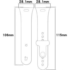 Buy Bizon Strap Watch Nessy Xiaomi Redmi Watch 3 black - BIZ2365 - {ean13} - Home Screen Store Europe