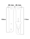 Kup Pasek Bizon Strap Watch Nessy do Xiaomi Redmi Watch 3 czarny - BIZ2365 - {ean13} - Sklep Home Screen