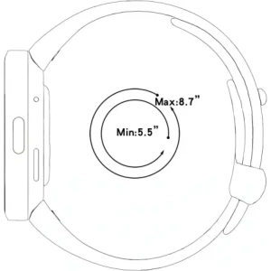 Buy Bizon Strap Watch Nessy Xiaomi Redmi Watch 3 black - BIZ2365 - {ean13} - Home Screen Store Europe