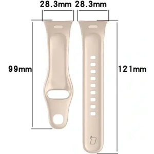 Buy Bizon Strap Watch Dots Xiaomi Redmi Watch 3 beige - BIZ2366 - {ean13} - Home Screen Store Europe