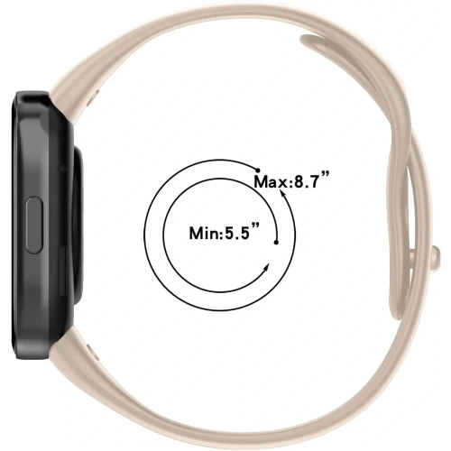 Kup Pasek Bizon Strap Watch Dots do Xiaomi Redmi Watch 3 béžový - BIZ2366 - {ean13} - Sklep Home Screen