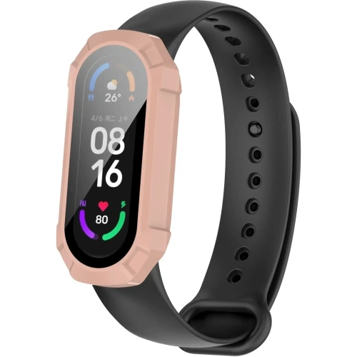 Kup Bizon Case AntiShock Szett Xiaomi Mi Band 7 világos rózsaszín - BIZ2367 - {ean13} - Sklep Home Screen