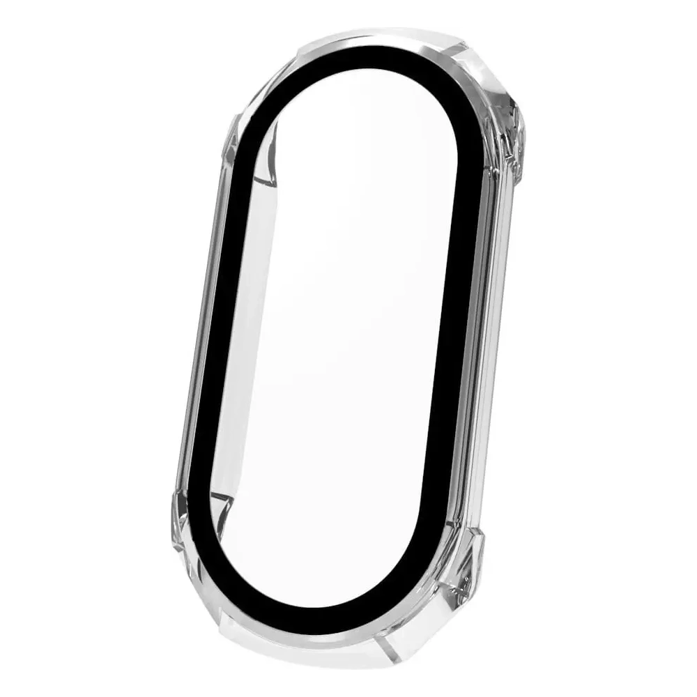 Etui ze szkłem Bizon Case AntiShock Set Xiaomi Mi Band 7 przezroczyste