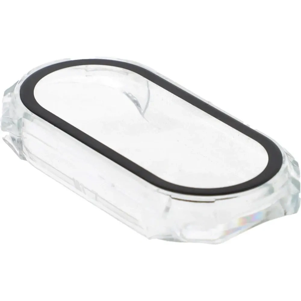 Etui ze szkłem Bizon Case AntiShock Set Xiaomi Mi Band 7 przezroczyste