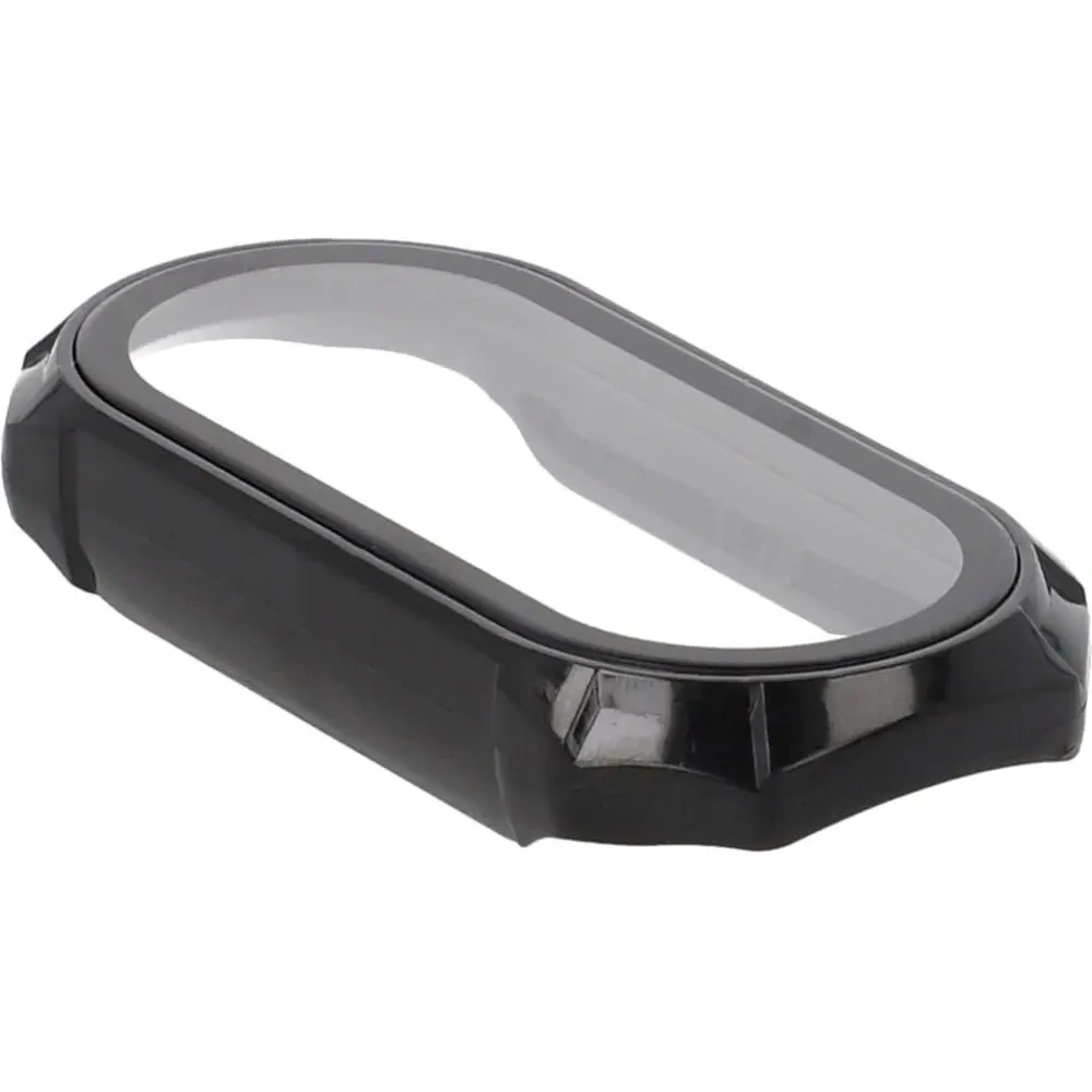 Etui ze szkłem Bizon Case AntiShock Set Xiaomi Mi Band 7 czarne