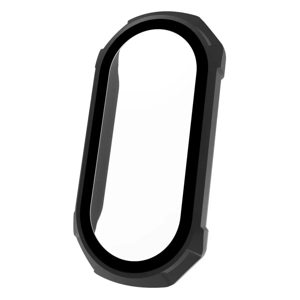Etui ze szkłem Bizon Case AntiShock Set Xiaomi Mi Band 7 czarne