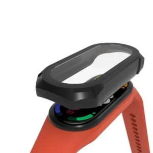 Bizon Case AntiShock Set Xiaomi Mi Band 7 black
