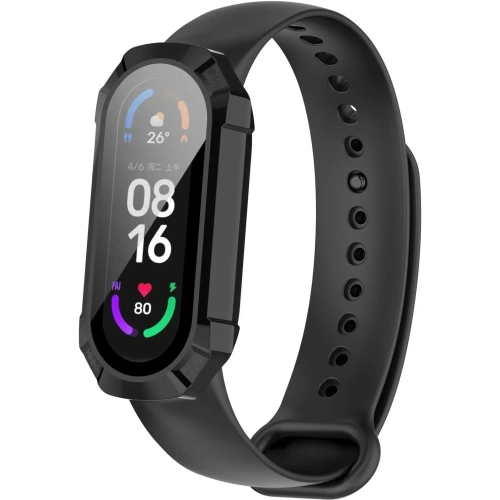 Kup Bizon Case AntiShock Set Xiaomi Mi Band 7 schwarz - BIZ2369 - {ean13} - Sklep Home Screen