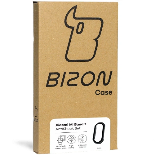 Kup Bizon Case AntiShock Set Xiaomi Mi Band 7 schwarz - BIZ2369 - {ean13} - Sklep Home Screen