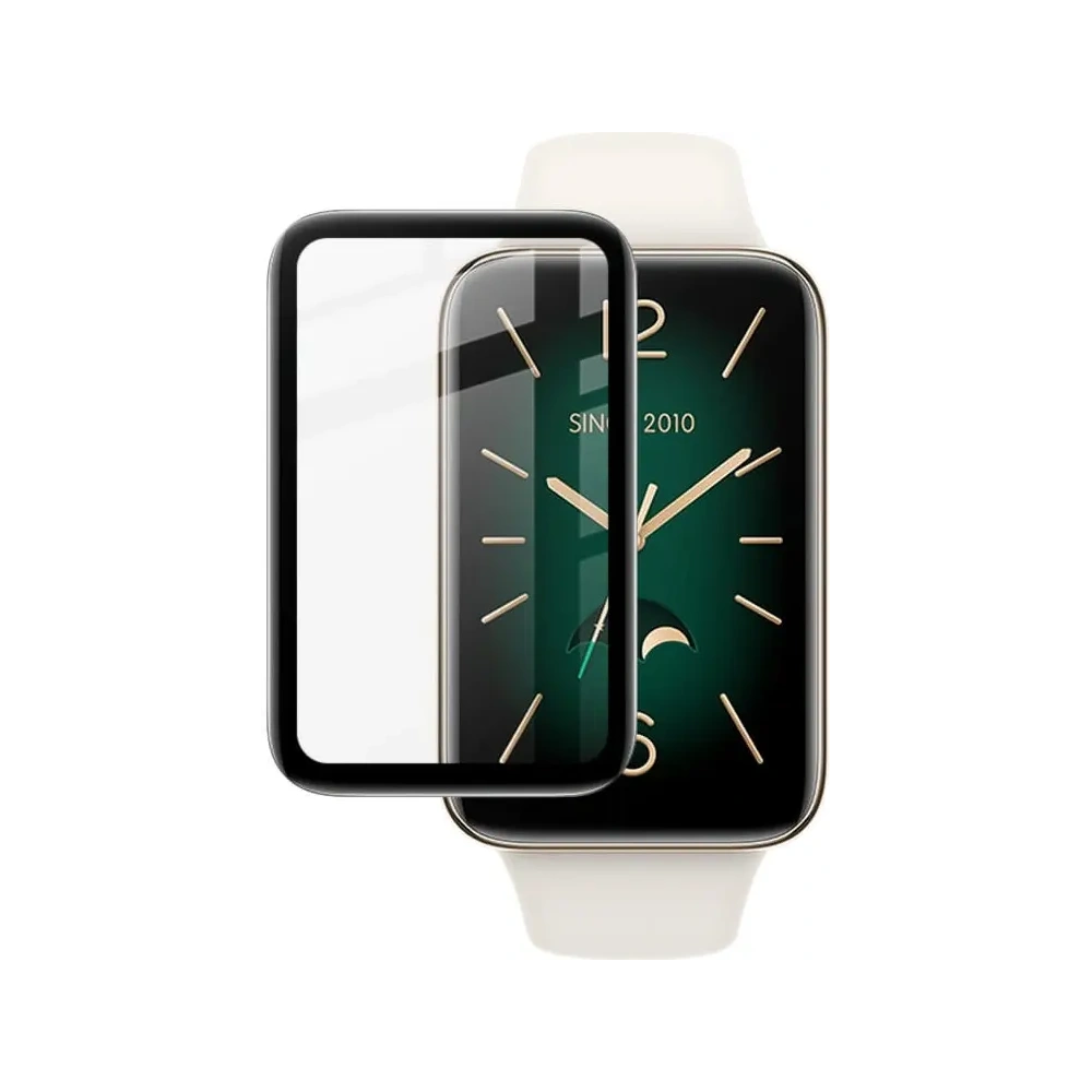 Szkło hartowane Bizon Glass Edge do Xiaomi Smart Band 7 Pro czarne