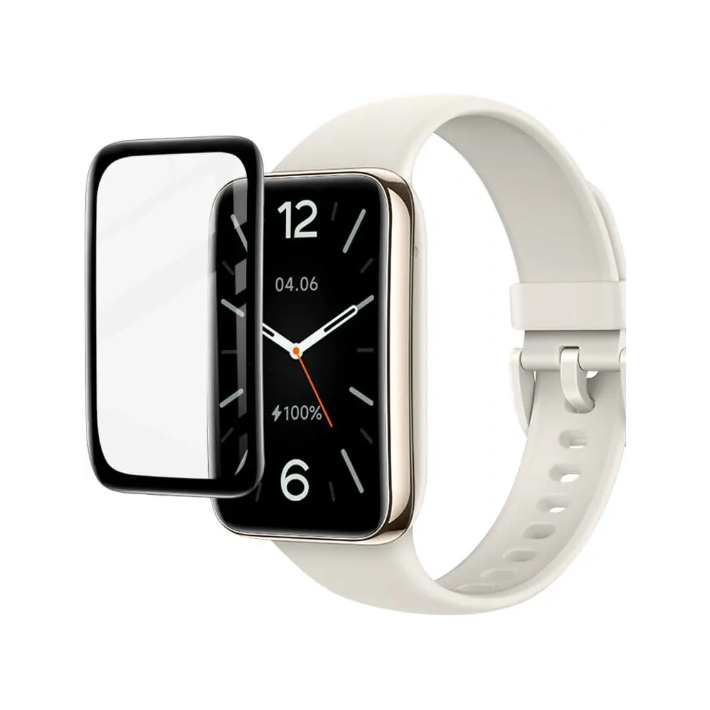 Szkło hartowane Bizon Glass Edge do Xiaomi Smart Band 7 Pro czarne