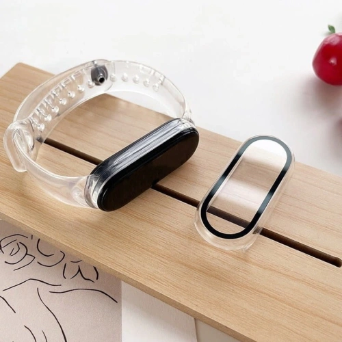 Buy Bizon Case Case + Glass Set Xiaomi Mi Band 7 clear - BIZ2372 - {ean13} - Home Screen Store Europe