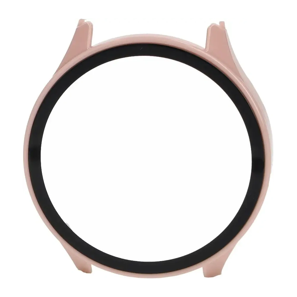 Etui Bizon Case+Glass Set do Xiaomi Watch S1 Pro różowe