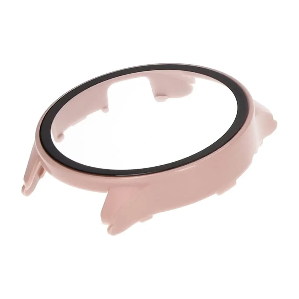 Etui Bizon Case+Glass Set do Xiaomi Watch S1 Pro różowe