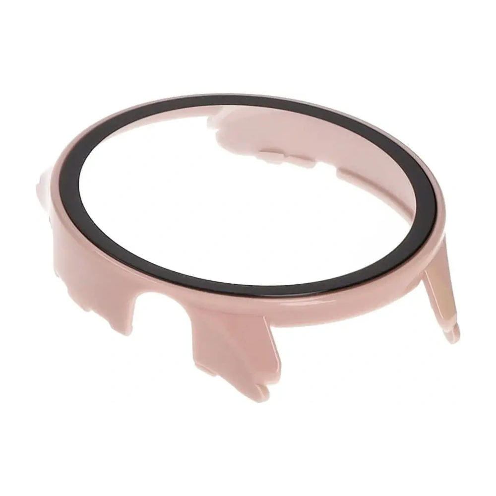 Etui Bizon Case+Glass Set do Xiaomi Watch S1 Pro różowe