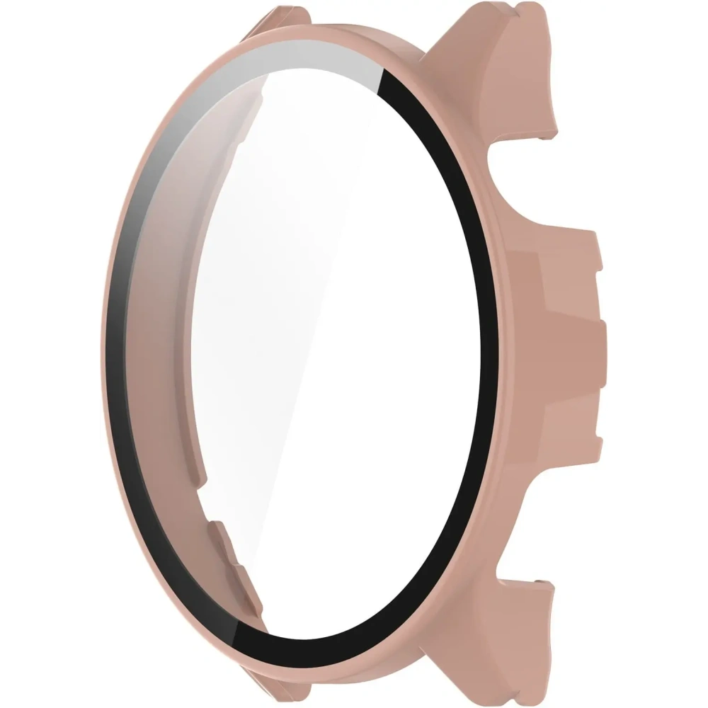 Etui Bizon Case+Glass Set do Xiaomi Watch S1 Pro różowe