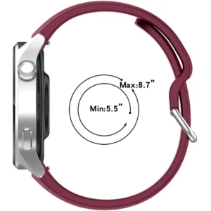 Kup Pasek Bizon Strap Watch Silicone Pro do Xiaomi Watch S1 Pro ciemnofioletowy - BIZ2375 - {ean13} - Sklep Home Screen