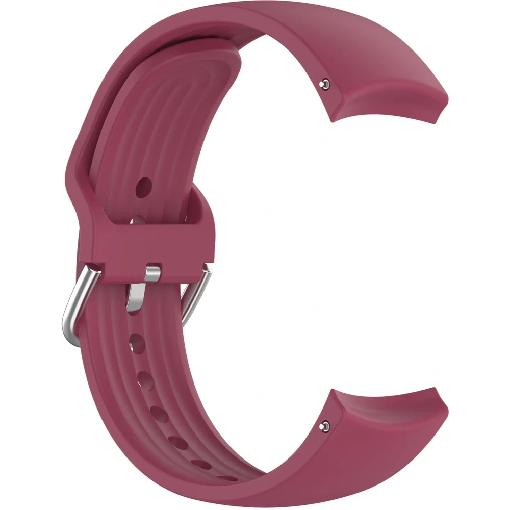 Pasek Bizon Strap Watch Silicone Pro do Xiaomi Watch S1 Pro ciemnofioletowy