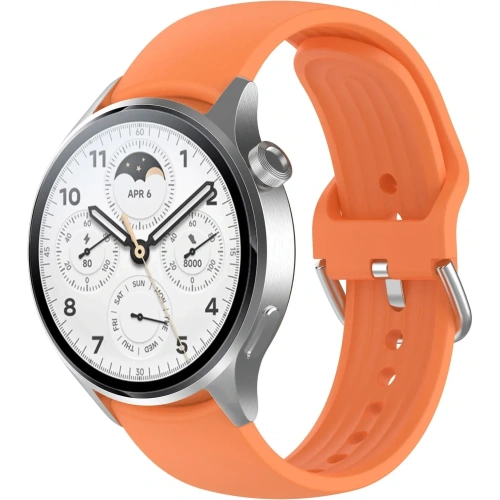 Kup Pasek Bizon Strap Watch Silicone Pro do Xiaomi Watch S1 Pro pomarańczowy - BIZ2376 - {ean13} - Sklep Home Screen
