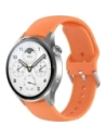 Ceas cu curea din silicon Bizon Pro Xiaomi Watch S1 Pro portocalie