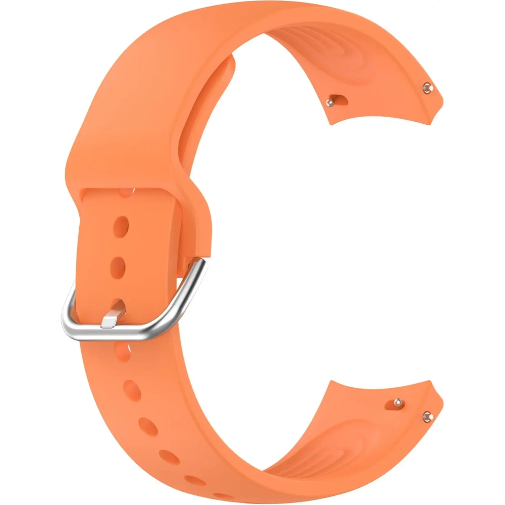 Pasek Bizon Strap Watch Silicone Pro do Xiaomi Watch S1 Pro pomarańczowy