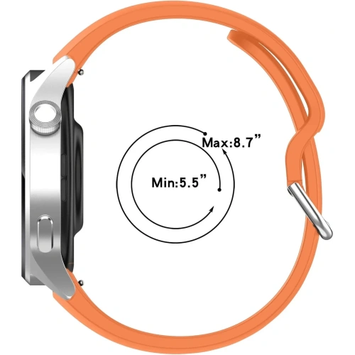 Kup Pasek Bizon Strap Watch Silicone Pro do Xiaomi Watch S1 Pro pomarańczowy - BIZ2376 - {ean13} - Sklep Home Screen