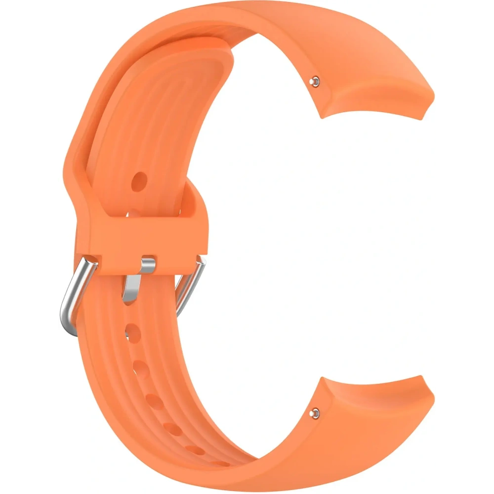 Pasek Bizon Strap Watch Silicone Pro do Xiaomi Watch S1 Pro pomarańczowy
