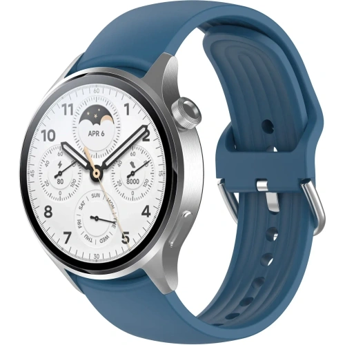 Kup Pasek Bizon Strap Watch Silicone Pro do Xiaomi Watch S1 Pro tmavě modrý - BIZ2378 - {ean13} - Sklep Home Screen