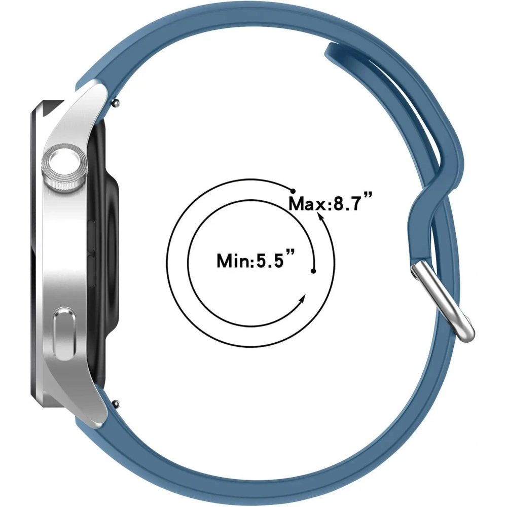 Pasek Bizon Strap Watch Silicone Pro do Xiaomi Watch S1 Pro ciemnoniebieski