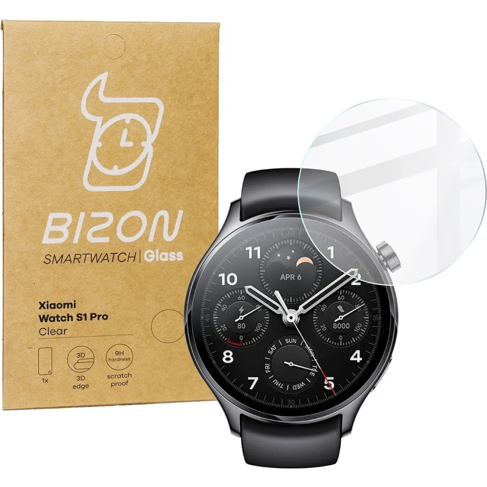 Szkło hartowane Bizon Glass Clear do Xiaomi Watch S1 Pro
