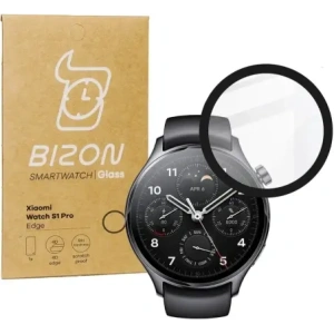 Kup Szkło hybrydowe Bizon Glass Watch Edge Hybrid do Xiaomi Watch S1 Pro czarne - BIZ2380 - {ean13} - Sklep Home Screen