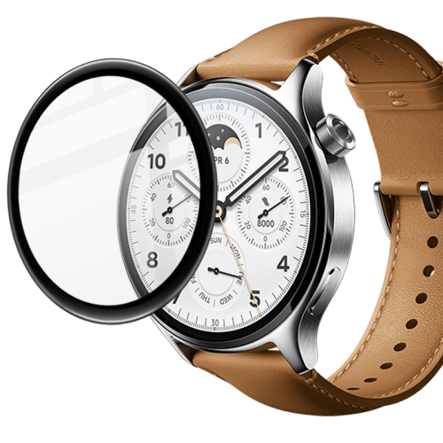 Kup Bizon Glass Watch Edge Hybrid Xiaomi Uhr S1 Pro schwarz - BIZ2380 - {ean13} - Sklep Home Screen