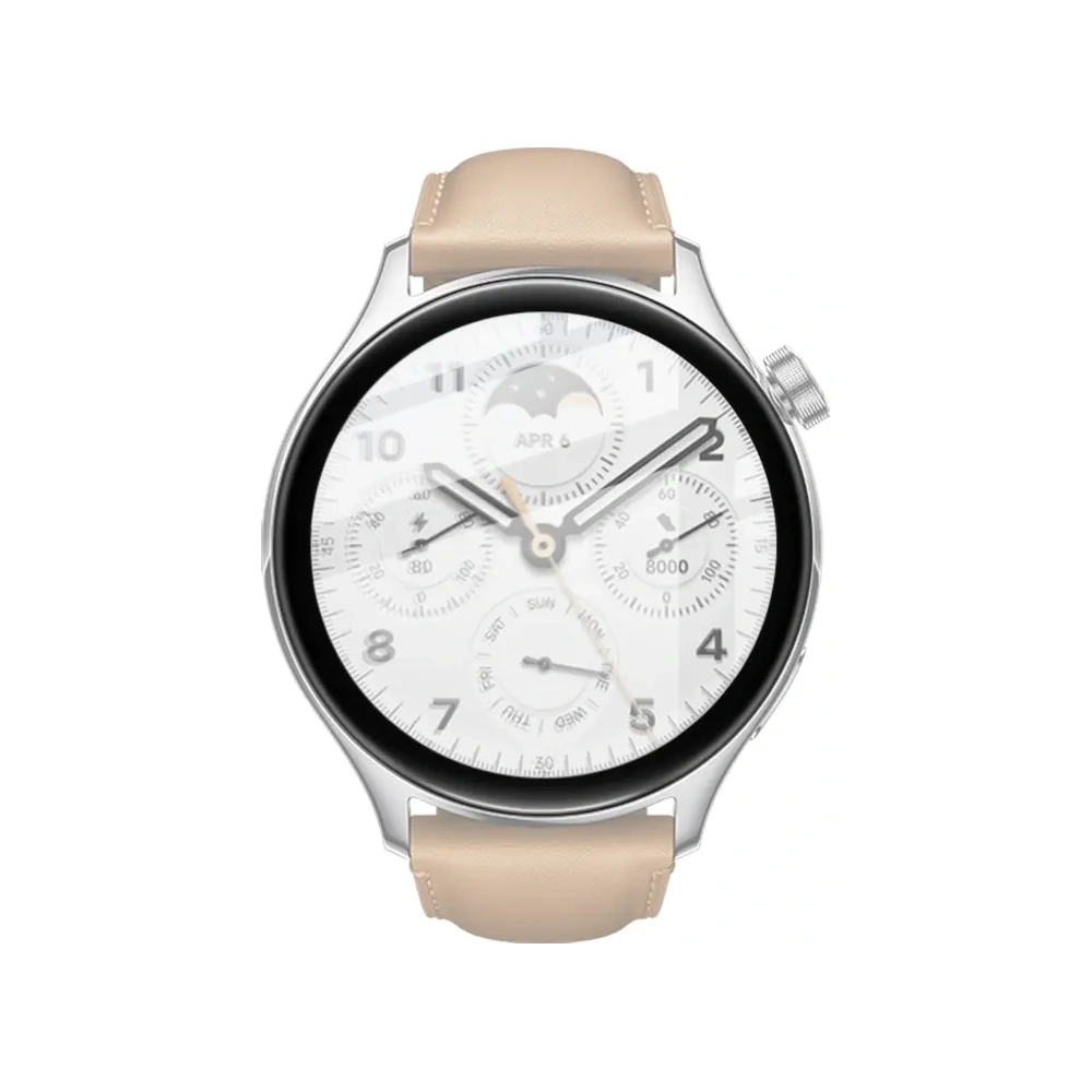 Szkło hybrydowe Bizon Glass Watch Edge Hybrid do Xiaomi Watch S1 Pro czarne