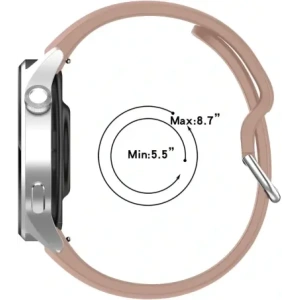 Kup Pasek Bizon Strap Watch Silicone Pro do Xiaomi Watch S1 Pro pudrowy róż - BIZ2381 - {ean13} - Sklep Home Screen