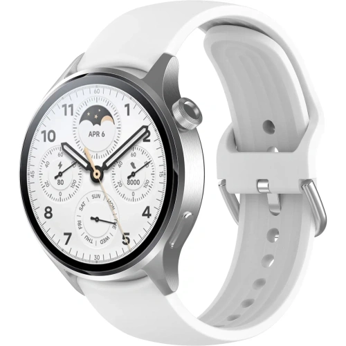 Kup Bizon Strap Uhr Silikon Pro Xiaomi Uhr S1 Pro weiß - BIZ2382 - {ean13} - Sklep Home Screen