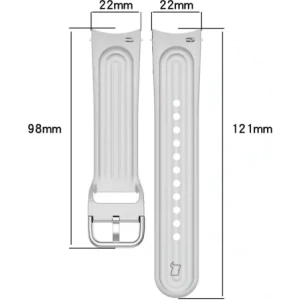 Kup Pasek Bizon Strap Watch Silicone Pro do Xiaomi Watch S1 Pro biały - BIZ2382 - {ean13} - Sklep Home Screen