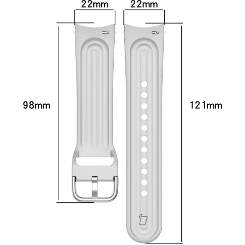 Kup Bizon Strap Uhr Silikon Pro Xiaomi Uhr S1 Pro weiß - BIZ2382 - {ean13} - Sklep Home Screen