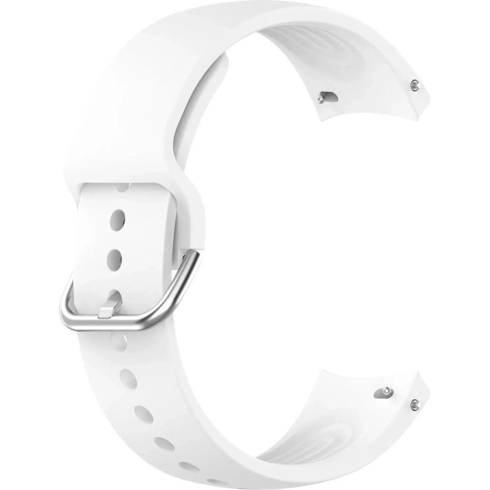 Pasek Bizon Strap Watch Silicone Pro do Xiaomi Watch S1 Pro biały