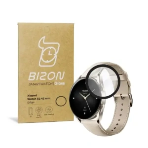 Kup Szkło hartowane Bizon Glass Edge do Xiaomi Watch S2 42 mm czarne - BIZ2383 - {ean13} - Sklep Home Screen