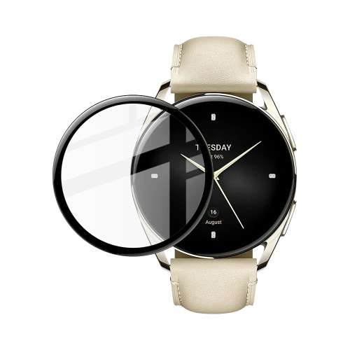 Kup Bizon Glass Edge Xiaomi Uhr S2 42 mm schwarz - BIZ2383 - {ean13} - Sklep Home Screen