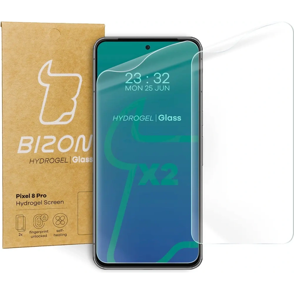 Folia hydrożelowa na ekran Bizon Glass Hydrogel do Pixel 8 Pro [2 PACK]