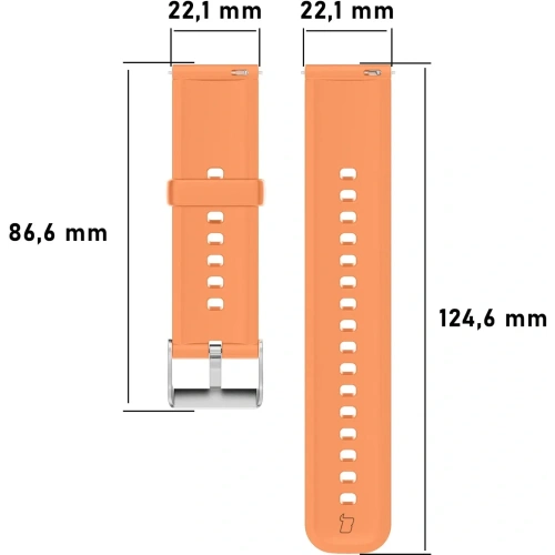 Kup Bizon Strap Uhr Silikon Pro Huawei Uhr 4 46 mm orange - BIZ2388 - {ean13} - Sklep Home Screen