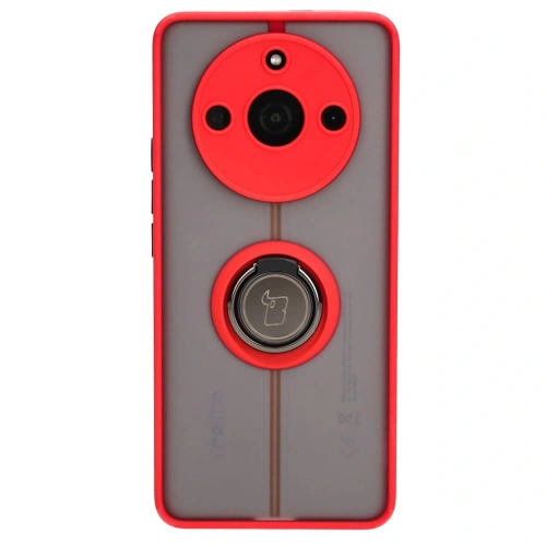 Kup Bizon Case Hybrid Ring Realme 11 Pro / 11 Pro+ rauchig mit rotem Rahmen - BIZ2392 - {ean13} - Sklep Home Screen