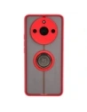 Bizon Case Hybrid Ring Realme 11 Pro / 11 Pro+ smoky with a red frame