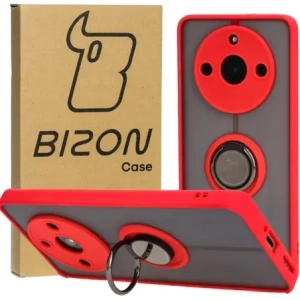 Kup Bizon Case Hybrid Ring Realme 11 Pro / 11 Pro+ rauchig mit rotem Rahmen - BIZ2392 - {ean13} - Sklep Home Screen
