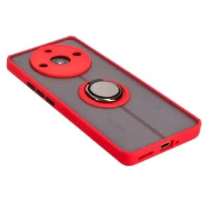Kup Bizon Case Hybrid Ring Realme 11 Pro / 11 Pro+ rauchig mit rotem Rahmen - BIZ2392 - {ean13} - Sklep Home Screen