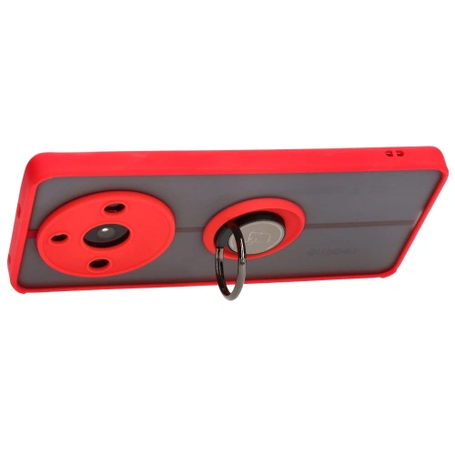 Kup Bizon Case Hybrid Ring Realme 11 Pro / 11 Pro+ rauchig mit rotem Rahmen - BIZ2392 - {ean13} - Sklep Home Screen