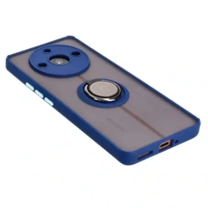 Kup Bizon Case Hybrid Ring Realme 11 Pro / 11 Pro+ rauchig mit einem navyblauen Rahmen - BIZ2393 - {ean13} - Sklep Home Screen