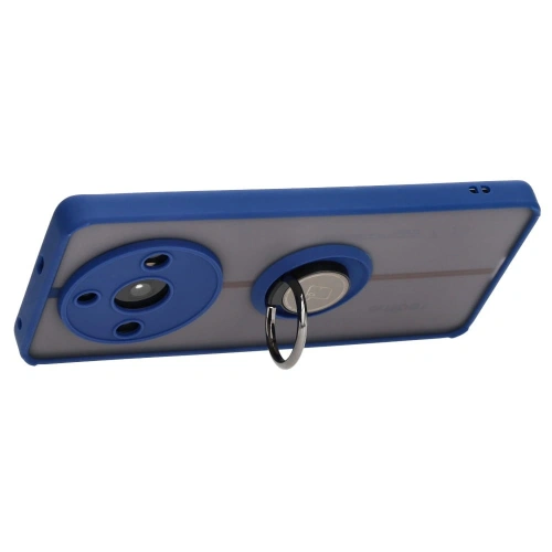 Kup Bizon Case Hybrid Gyűrű Realme 11 Pro / 11 Pro+ füstös színben, tengerészkék kerettel - BIZ2393 - {ean13} - Sklep Home Screen